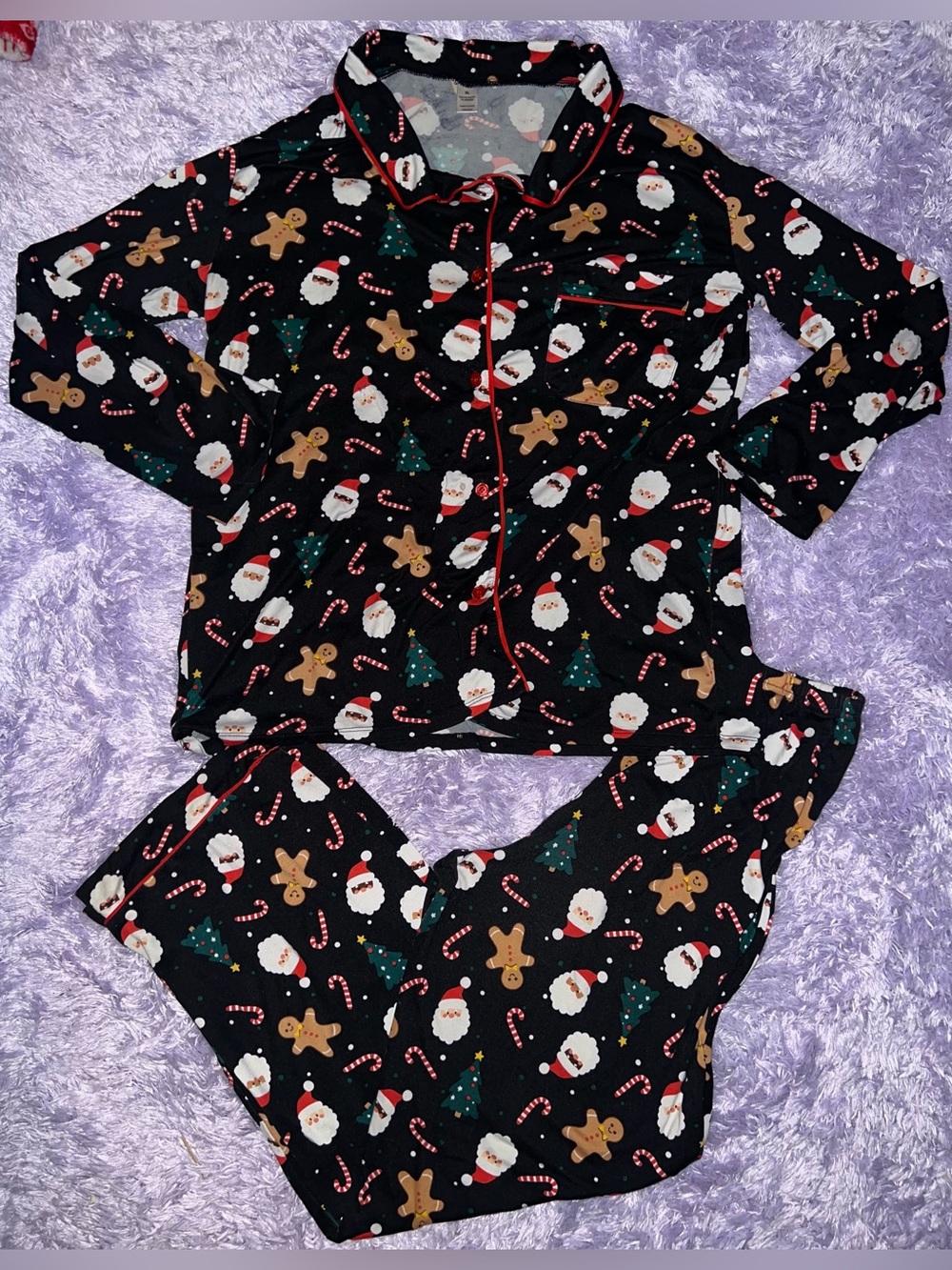 Woman's 2 pc christmas pajama set XL